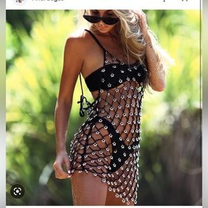 Andi Bagus star crotchet dress